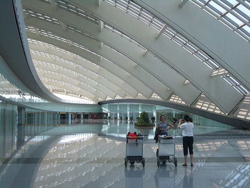 Beijing Airport in China