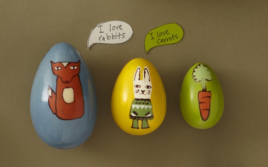The fox, the rabbit and the carrot... Easter 2013