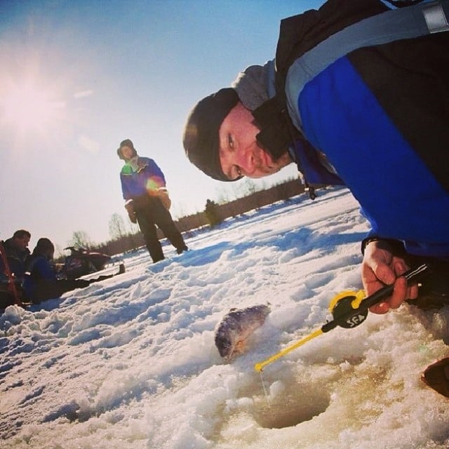 ice fishing