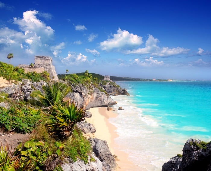 Playa del Carmen beach