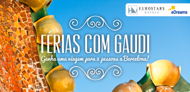 Vai de férias com Gaudi!