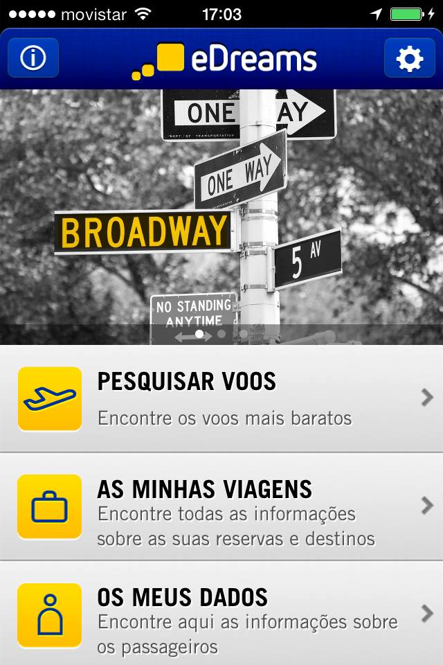 App para iPhone da eDreams