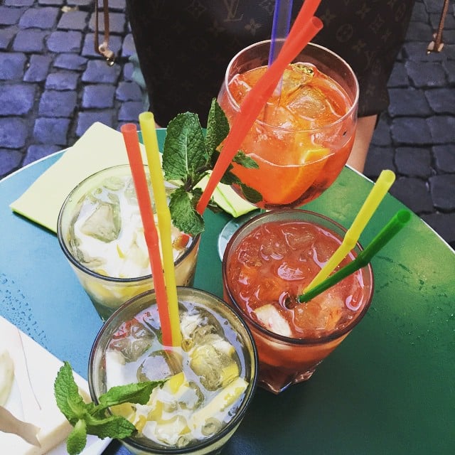 Aperitivo al Bar del Fico a Roma.