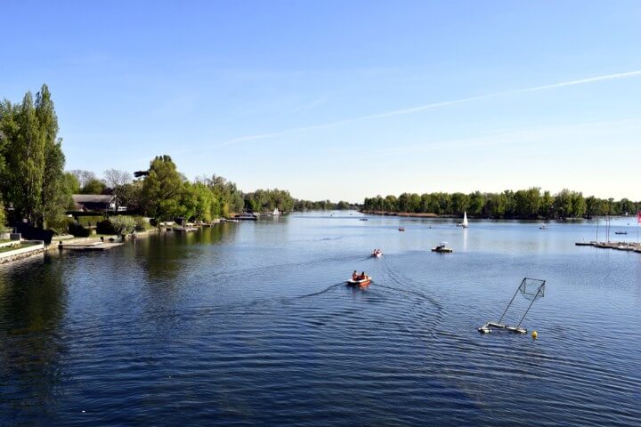 Alte Donau em viena - áustria