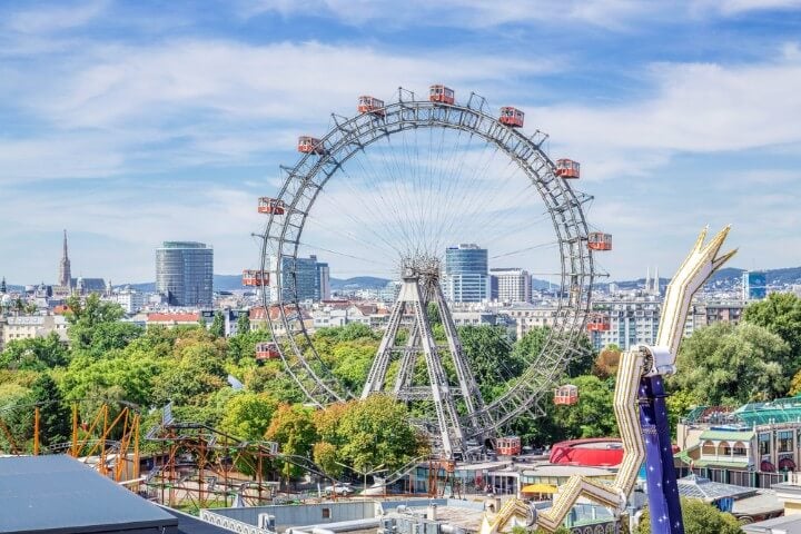 Roda gigante em viena - áustria