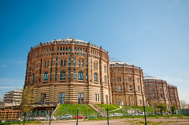 gasometer em viena - áustria