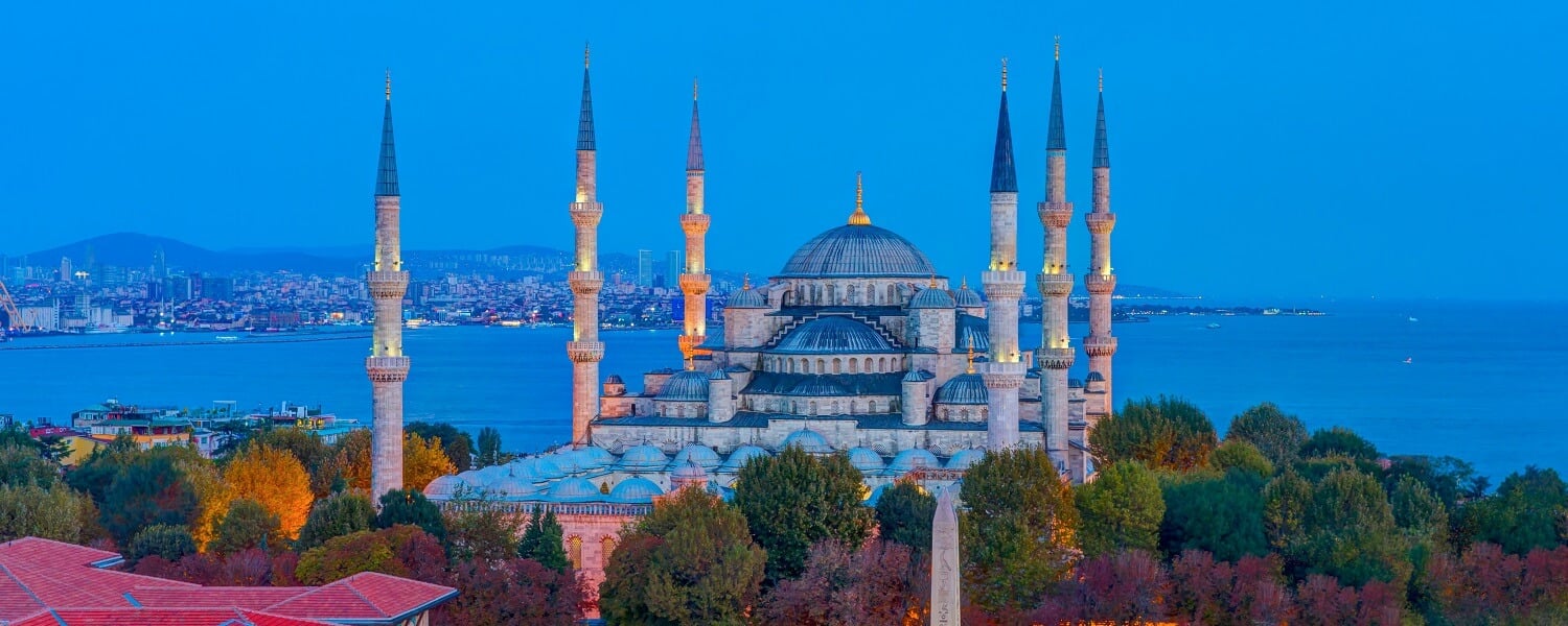 mesquita azul em istambul na turquia