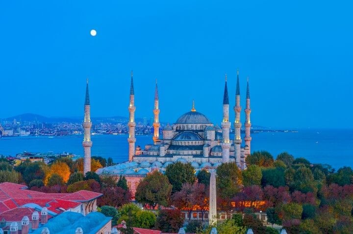 mesquita azul em istambul - turquia