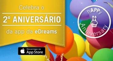 Celebra com prémios o 2º aniversário da App da eDreams