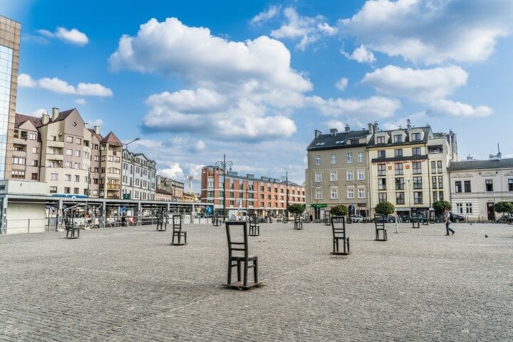 Praça dos Heróis do Gueto - cracóvia