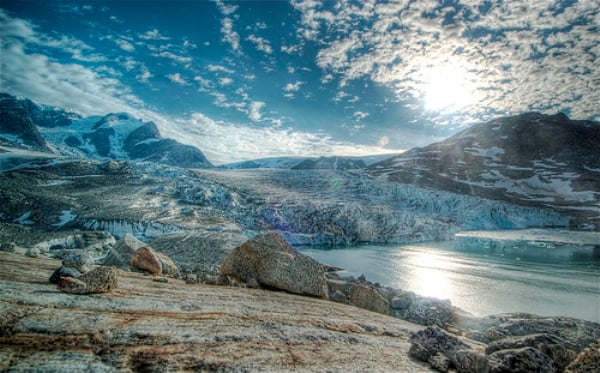 Glaciar na Gronelândia