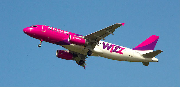 avião Wizz air