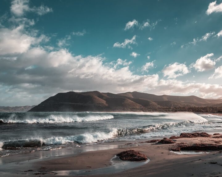 praia em corsega - frança