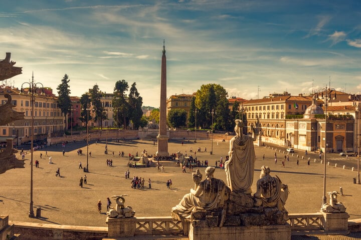 Piazza del Popolo em roma
