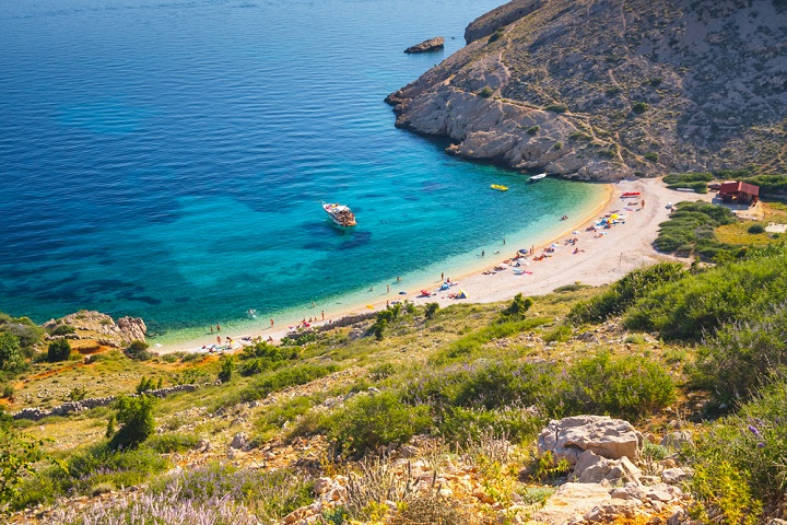 Praia de Stara Baska - Ilha de Krk - Croácia