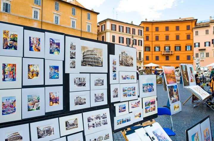 pintores da Piazza Navona