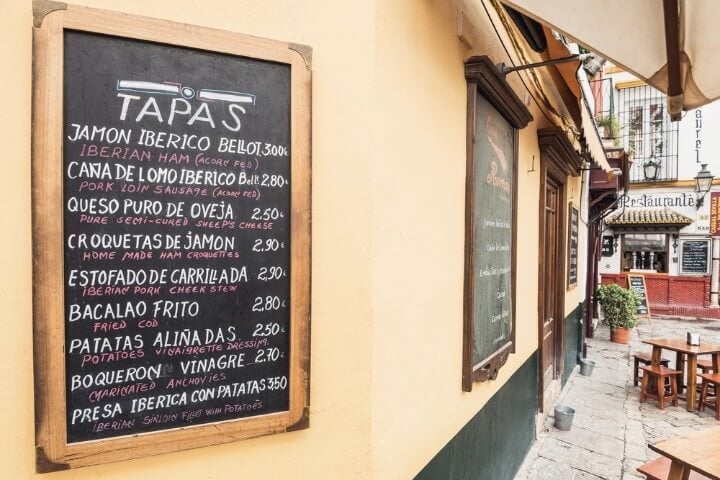 tapas em sevilha