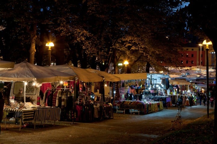 Mercado della Piazzola em bolonha itália