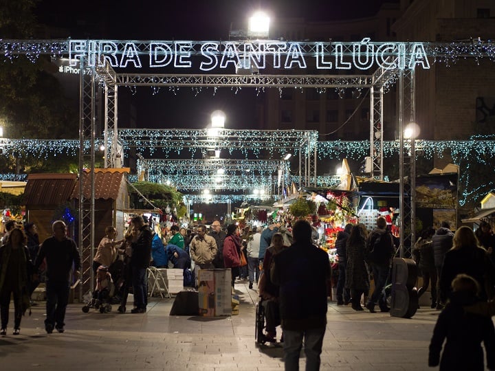 barcelona mercado de natal