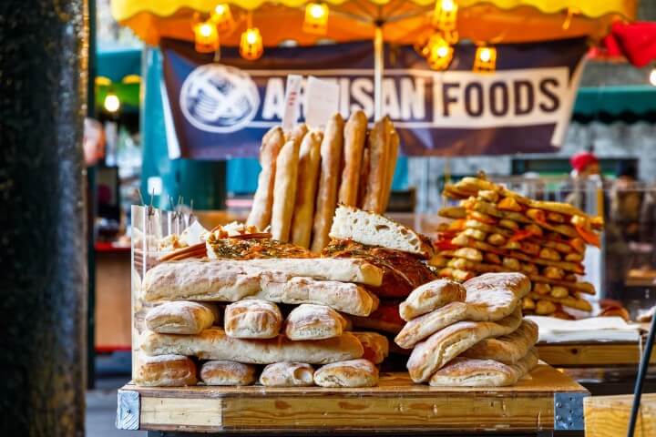 Mercado de Borough em Londres