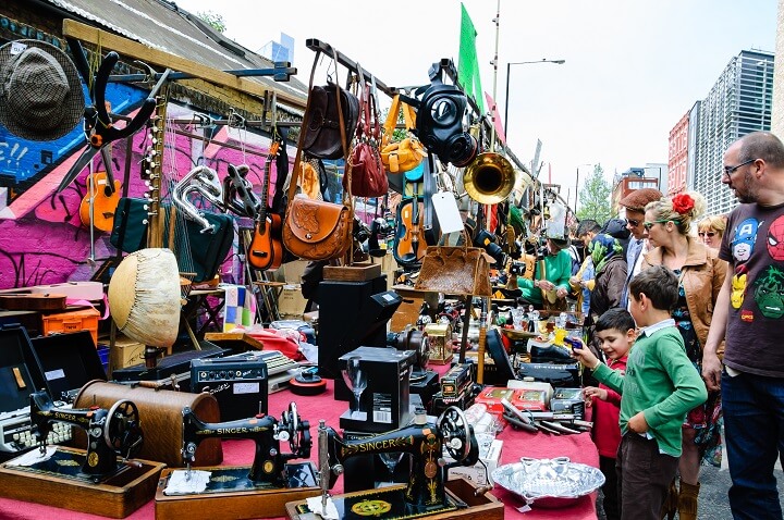 mercado Brick Lane em Londres