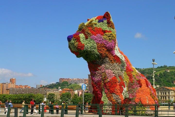 puppy museu Guggenheim bilbau