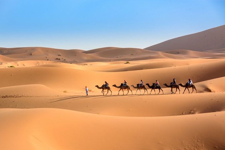 Deserto do Saara em Marrocos