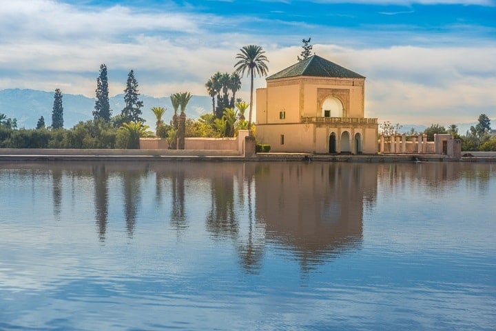 Jardins da Menara em Marrocos