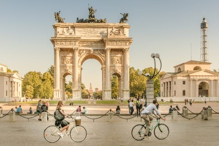 arco da paz em milão - itália