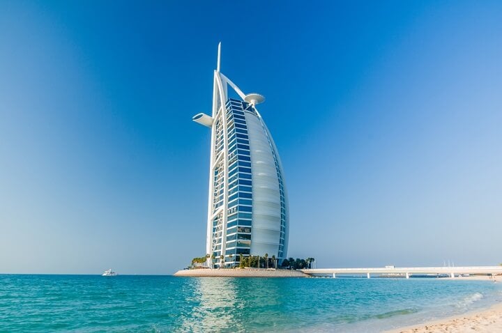 Burj Al Arab hotel 7 estrelas no dubai