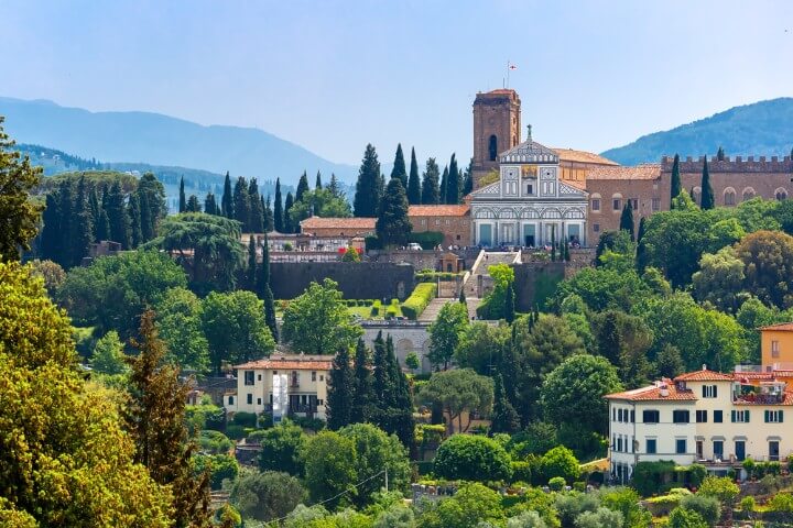 Basilica San Miniato al Monte em florença - Itália