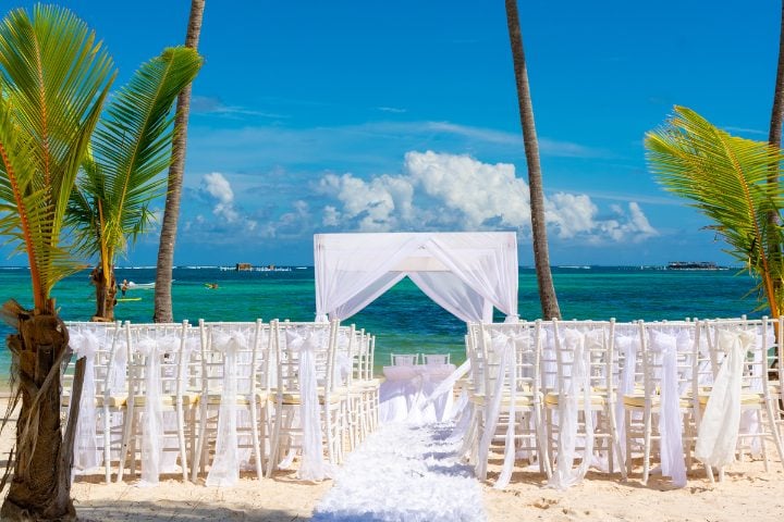 votos de casamento praia República Dominicana
