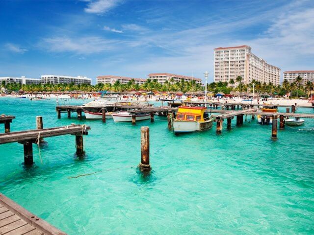 Reserva voos baratos para Aruba com a EDreams